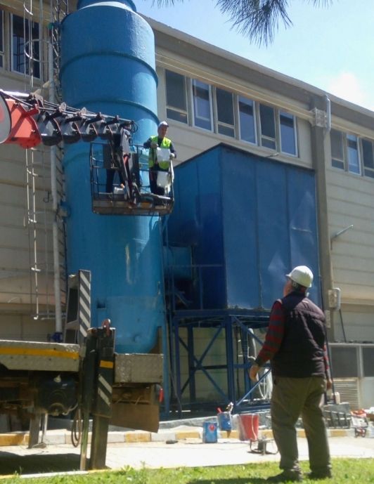 Silo İç ve Yüzeyi CTP Kaplama